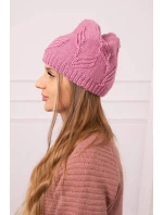 Majka dámska čiapka K376 tmavo ružová