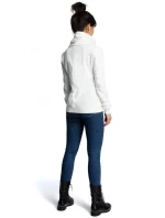 B071 Mikina s kapucňou na zips - ecru