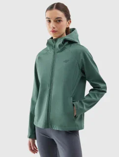Dámska vetruodolná bunda softshell s membránou 5000 4F - zelená