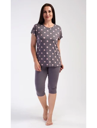 Dámske capri pyžamo Polka dot Dámske capri pyžamo Polka dot