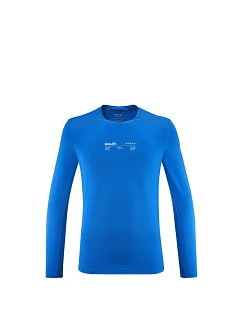 Pánske tričko MILLET Intense Ts Ls M, modré'