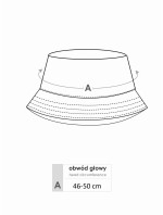 Yoclub Dievčenské letný klobúk CKA-0258G-A110 Grey