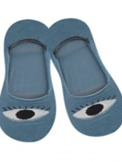 Dámske vzorované ponožky so silikónom