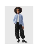 4F Junior dievčenský fleece s pravidelným golierom 4FJWSS24TFLEF166-32S