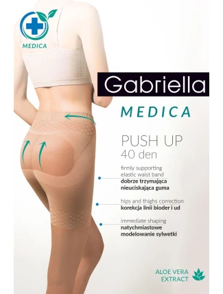Gabriella Medica Push-up 40 Den Code 128 farba:béžová Gabriella Medica Push-up 40 Den Code 128 farba:béžová