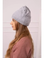 Dámska čiapka Lorena K377 svetlo šedá