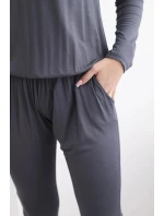 Kombinéza z viskózy v páse Graphite Kombinéza z viskózy v páse Graphite