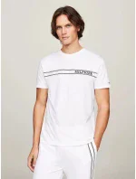 Pánske tričko UM0UM03196 YBR white - Tommy Hilfiger Pánske tričko UM0UM03196 YBR white - Tommy Hilfiger