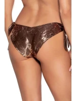 Spodný diel dámskych plaviek / Brazílske SF-166/10/B Vzor medený lesk - Ava