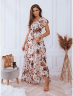 CRESPO maxi šaty svetlo šedé FashionStreet EY1918