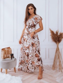 CRESPO maxi šaty svetlo šedé FashionStreet EY1918