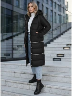 Dámska dlhá zimná bunda čierna FashionStreet TY5151