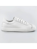 Biele dámske šnurovacie sneakersy (BF-025)