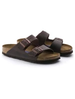 Dámske žabky Birkenstock Arizona Soft Footbed Oiled Leather Habana (0452763)