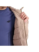 Pánska lyžiarska bunda 4F M0787 beige 4FWAW25TTJAM0787 83S pánska