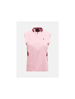 Dámske tričko PEAK PERFORMANCE W Mountainbreath Sleveless Polo, ružová farba Dámske tričko PEAK PERFORMANCE W Mountainbreath Sleveless Polo, ružová farba