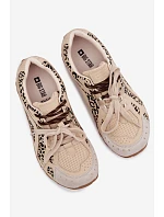 Semišové kožené dámske tenisky Big Star TT274549 beige Semišové kožené dámske tenisky Big Star TT274549 beige