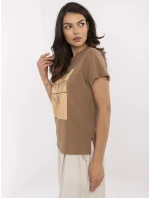 Tričko CLM TS 1704.85 svetlohnedé