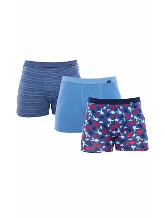 Pánske boxerky 3Pack 946/08 blue mix - Cornette Pánske boxerky 3Pack 946/08 blue mix - Cornette