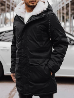 Pánska zimná bunda čierna FashionStreet TX4588