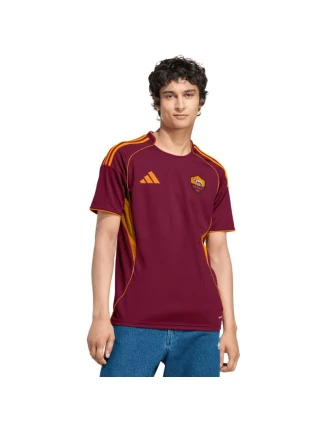 Pánske tričko adidas AS Roma 25/26 Home burgundy JP4184 pánske