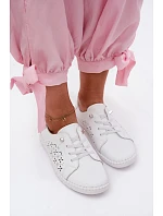 Otevřené polobotky z přírodní kůže Flaria