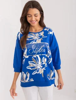 Blúzka RV BZ 9421.99 kobaltová modrá