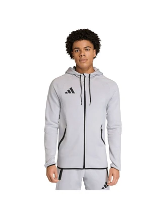 Pánska mikina adidas Tiro 26 Travel Sweat Hoodie šedá KF6077 pánska Pánska mikina adidas Tiro 26 Travel Sweat Hoodie šedá KF6077 pánska