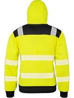 Result R 503X Bezpečnostná mikina s kapucňou 30.503X fluorescenčná žltá/čierna