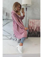 Tmavo ružová bunda s potlačou Tmavo ružová bunda s potlačou