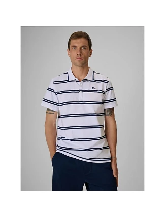Pánske polo tričko s klasickým strihom 4F 4FRSS26TPTSM0898-10S Pánske polo tričko s klasickým strihom 4F 4FRSS26TPTSM0898-10S