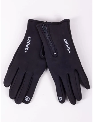 Pánske rukavice RES-0166F-345C black - Yoclub Pánske rukavice RES-0166F-345C black - Yoclub