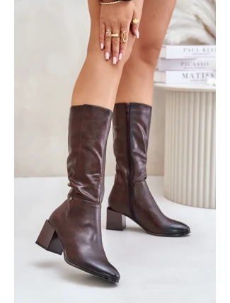 Topánky na podpätku model 202037 Step in style Topánky na podpätku model 202037 Step in style