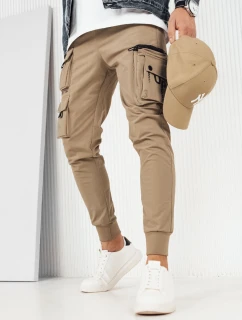 Pánske bojové nohavice béžové FashionStreet UX4157