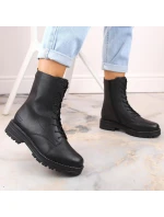 Pohodlné zateplené kožené topánky pre ženy Remonte W RKR622 black - Rieker Pohodlné zateplené kožené topánky pre ženy Remonte W RKR622 black - Rieker