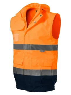 Bunda Rimeck HV Guard 4 in 1 M MLI-5V298 fluorescenčná oranžová pánska