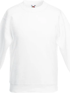 Fruit of the Loom Classic Kids Set-In Sweat Detská mikina 16.2041 biela