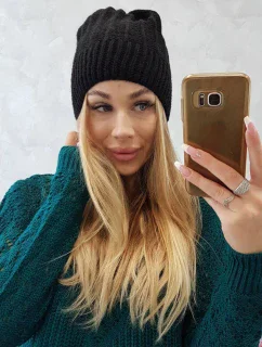 Fleecová čiapka Anna K238 čierna