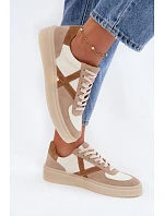 Dámske semišové kožené tenisky Zazoo N1108S5 beige Dámske semišové kožené tenisky Zazoo N1108S5 beige