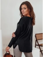 SILKINEA dámska blúzka oversize s príveskom čierna FashionStreet RY2668 SILKINEA dámska blúzka oversize s príveskom čierna FashionStreet RY2668