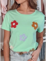 Dámske kvetinové tričko DAISYLA mint FashionStreet RY2743