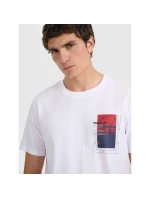 Pánske tričko s potlačou 4F 4FRAW25TTSHM3256-10S