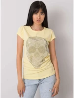 T košeľa EM TS ES 21 532.18 svetlo žltá