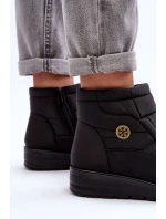 Dámske zateplené snežnice Black Helis