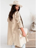Dámsky svetlý béžový kabát HARVEST FashionStreet TY3883