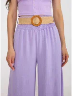 Nohavice DHJ SP 8387.57 svetlo fialová
