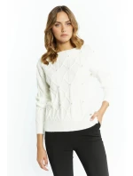 Dámsky sveter SWE2640-000 ecru - Monnari