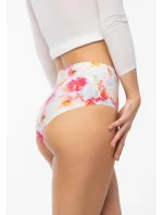 Pivoňka Jednoduché maxi nohavičky bielo-červené - Julimex