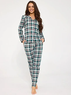 Pyžamo Cornette 482/490 Francesca, krátke rukávy, veľkosti S–2XL, zapínacie