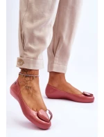 Damskie Baleriny Z Serduszkiem ZAXY LL285028 Różowe